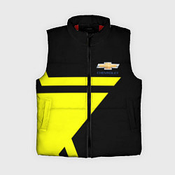 Женский жилет Chevrolet yellow star, цвет: 3D-красный