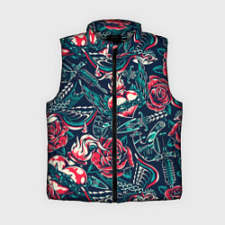 Женский жилет Tattoo machine, цвет: 3D-светло-серый