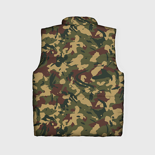 Женский жилет Абстрактный камуфляжный паттерн / 3D-Светло-серый – фото 2
