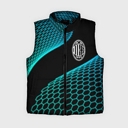 Женский жилет AC Milan football net, цвет: 3D-черный