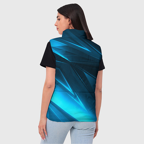 Женский жилет Geometry stripes neon color / 3D-Светло-серый – фото 4