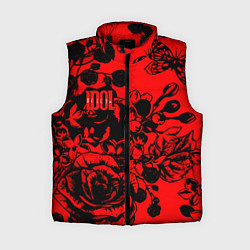 Женский жилет Билли Айдол rock rose band, цвет: 3D-черный
