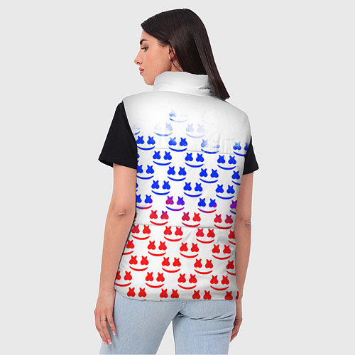 Женский жилет Marshmello russia color / 3D-Красный – фото 4
