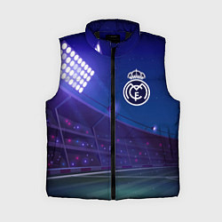 Женский жилет Real Madrid ночное поле, цвет: 3D-черный