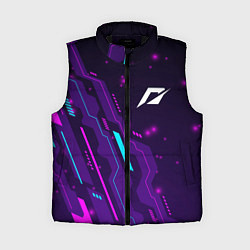 Женский жилет Need for Speed neon gaming, цвет: 3D-черный
