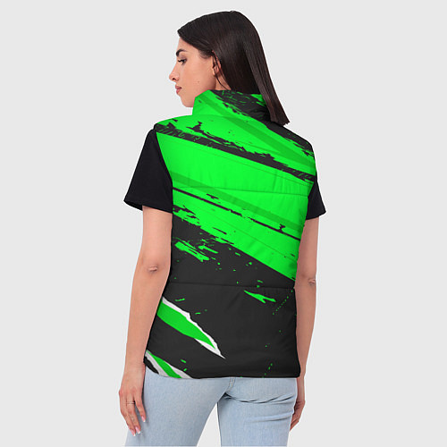 Женский жилет Sporting sport green / 3D-Черный – фото 4