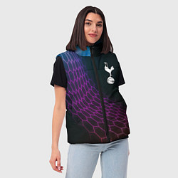 Женский жилет Tottenham футбольная сетка, цвет: 3D-черный — фото 2