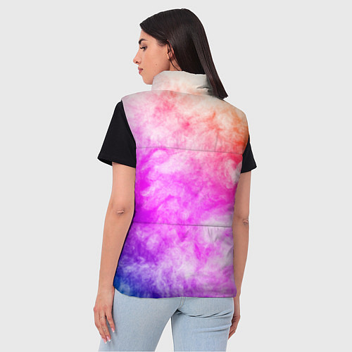 Женский жилет Colorful smoke 1 / 3D-Красный – фото 4