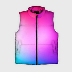 Женский жилет Colorful gradient, цвет: 3D-черный