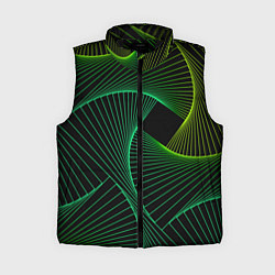 Женский жилет Сетка скрученных линий