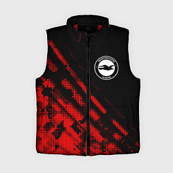 Женский жилет Brighton sport grunge, цвет: 3D-красный