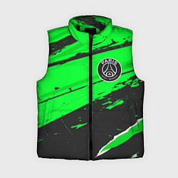 Женский жилет PSG sport green, цвет: 3D-черный