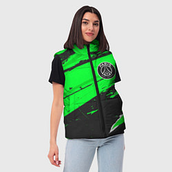 Женский жилет PSG sport green, цвет: 3D-черный — фото 2