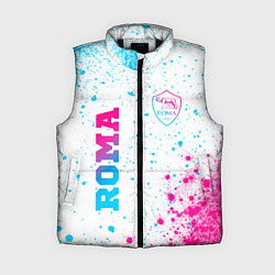 Женский жилет Roma neon gradient style вертикально, цвет: 3D-черный