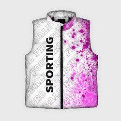 Женский жилет Sporting pro football по-вертикали