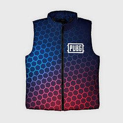 Женский жилет PUBG неоновые соты, цвет: 3D-черный