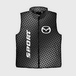 Женский жилет Mazda sport carbon, цвет: 3D-черный