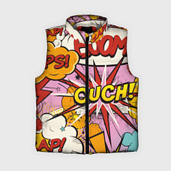 Женский жилет Oops-boom: комикс бум