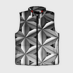 Женский жилет Черно белый узор