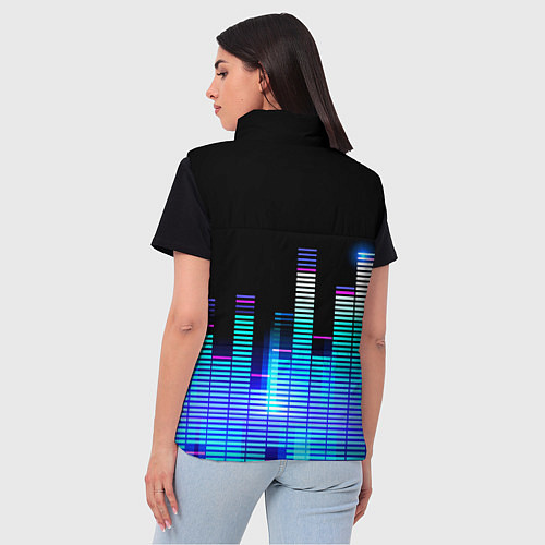 Женский жилет Black Sabbath эквалайзер / 3D-Черный – фото 4