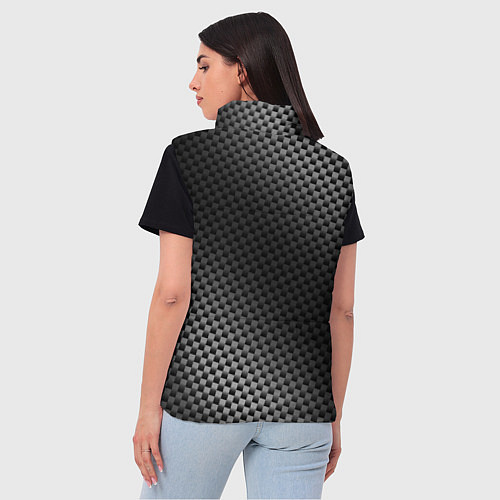 Женский жилет Skoda sport carbon / 3D-Черный – фото 4