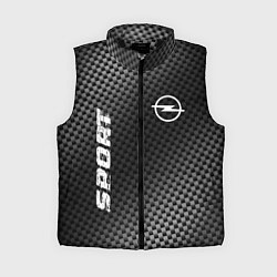 Женский жилет Opel sport carbon, цвет: 3D-черный