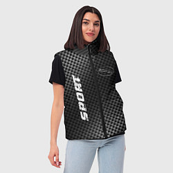 Женский жилет Jaguar sport carbon, цвет: 3D-черный — фото 2