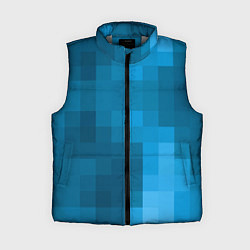 Женский жилет Minecraft water cubes