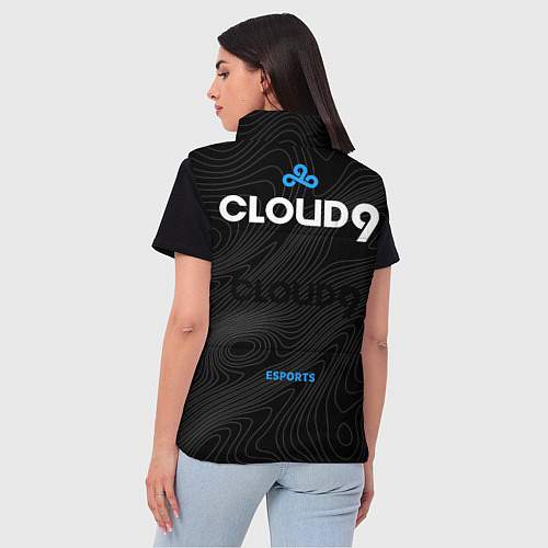 Женский жилет Cloud9 - team 2024 / 3D-Черный – фото 4