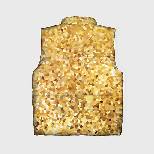 Женский жилет Золотая мелкая мозаика / 3D-Светло-серый – фото 2
