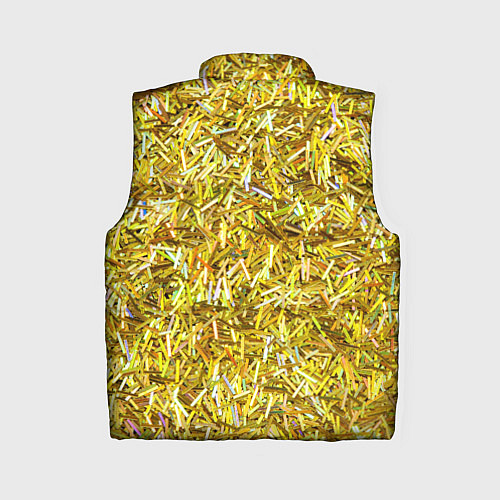 Женский жилет Золотые ленточки / 3D-Светло-серый – фото 2