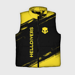 Женский жилет Helldivers: Skull Logo, цвет: 3D-черный