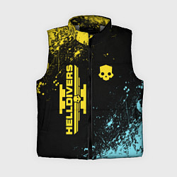 Женский жилет Helldivers 2: Skull Logo, цвет: 3D-светло-серый