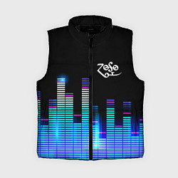 Женский жилет Led Zeppelin эквалайзер, цвет: 3D-черный