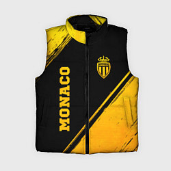 Женский жилет Monaco - gold gradient вертикально, цвет: 3D-черный