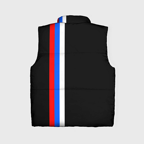 Женский жилет Великая отечественная - триколор полосы / 3D-Светло-серый – фото 2
