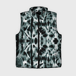 Женский жилет Тай дай зелёный, цвет: 3D-светло-серый