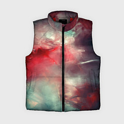 Женский жилет Космическая аномалия, цвет: 3D-красный