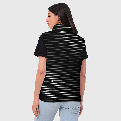 Женский жилет Tesla sport metal / 3D-Черный – фото 4