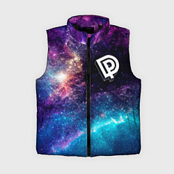 Женский жилет Deep Purple space rock, цвет: 3D-черный