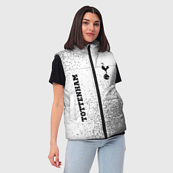 Женский жилет Tottenham sport на светлом фоне вертикально, цвет: 3D-черный — фото 2
