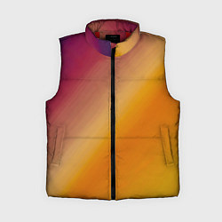 Женский жилет Абстракция солнечный луч, цвет: 3D-красный