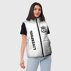 Женский жилет Liverpool sport на светлом фоне вертикально, цвет: 3D-черный — фото 2