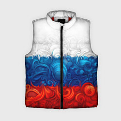 Женский жилет Орнамент триколор