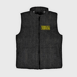 Женский жилет Нирвана на спине, цвет: 3D-светло-серый