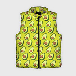 Женский жилет Паттерн с половинкой авокадо, цвет: 3D-светло-серый