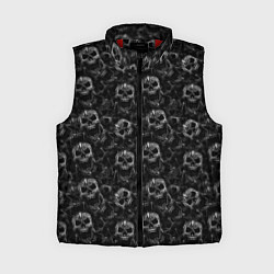 Женский жилет Череп с пулей