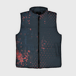 Женский жилет Брызги краски на стену