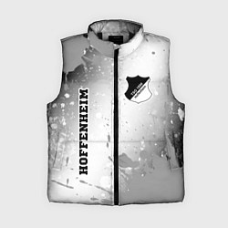 Женский жилет Hoffenheim sport на светлом фоне вертикально, цвет: 3D-черный
