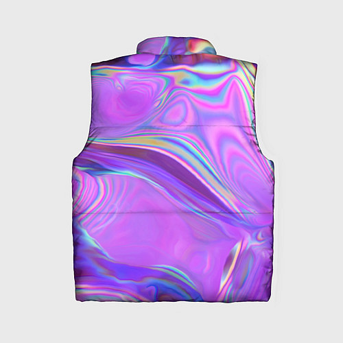 Женский жилет Неоновый розовый бензин / 3D-Светло-серый – фото 2